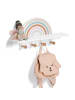 Zeller Wandgarderobe mit Ablage RAINBOW in Mehrfarben, (B) 13 x (H) 24 x (L) 48 cm