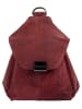 Bruno Banani Rucksack echt Leder in rot