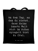 Mr. & Mrs. Panda Tasche Spruch Selbstreflexion Freiheit mit Spruch in Schwarz