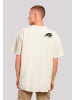 f2 Oversize T-Shirt F2 Be Happy And Surf Bulli Sommer in sand