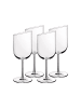Villeroy & Boch 4er Set Weißweingläser NewMoon 300 ml transparent in transparent