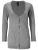 Heine Feinstrickjacke in grau-melange