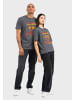 OLDSKULL T-Shirt Wrldvibe Sunset Shades Graphic in Dark Grey