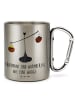 Mr. & Mrs. Panda Teetasse Sternzeichen Waage mit Spruch in Silber