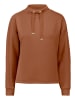BETTY & CO Sweatshirt mit Stehkragen in braun