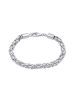 KUZZOI Armband 925 Sterling Silber in Silber