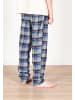 Band of Rascals Pyjama Hose " Flannel Pants " in beige-blue