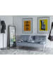 Beliani 3-Sitzer Sofa ROXEN in Grau/Silber - (W) 168 x (H) 76 x (L) 81 cm