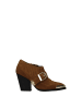 Versace Jeans Braun Leder Knöchel Stiefel