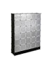 relaxdays Kleiderschrank Stecksystem in Schwarz - (B)180 x (H)234 x (T)46,5 cm