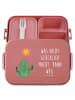 Mr. & Mrs. Panda Bentobox Kaktus Sonne Motiv mit Spruch in Rot Pastell