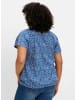 sheego T-Shirt in blaubeere-gemustert
