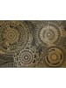 Cover-your-desk.de  Schreibtischunterlage – “Mandala gold-schwarz“ (L)70 x (B)50 