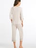 Hanro 3/4 Arm Pyjama Natural Comfort in almond