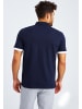 Leif Nelson Herren T-Shirt Polo Herren T-Shirt Polo LN-55610 in blau