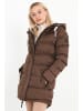 Brave Soul Winterjacke Steph Chocolate Herringbone_L