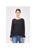 GAS Schwarz Polyester Lang Ärmel T-Shirt