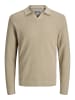 Jack & Jones Gestricktes Polo in Lemon Pepper