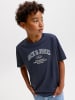JACK & JONES Junior T-Shirt Jjedenver Logo Tee Biobaumwolle in Dunkelblau