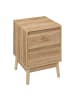 5five Simply Smart Nachtkommode ABANA, 2 Schubladen in Braun, 40 x 40 x 56 cm