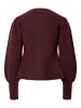 Pieces Strickjacke in Tawny Port