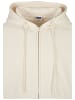 Urban Classics Zip-Kapuzenpullover in whitesand