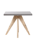 Beliani 9-tlg Gartentisch Set OLBIA in Grau/Beige/Braun