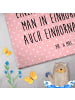 Mr. & Mrs. Panda Gästehandtuch Einhorn Regenbogen mit Spruch in Rot Pastell