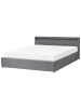 Beliani Doppelbett ARMELLE in Grau - (W) 188 x (H) 83 x (L) 216 cm