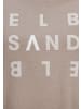 ELBSAND Longsleeve in taupe meliert