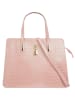 Cluty Handtasche echt Leder in rosa