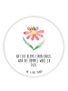 Mr. & Mrs. Panda Magnet Hummel Blume mit Spruch in Weiß