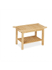 relaxdays Badhocker in Natur - (B)75 x (H)45 x (T)40,5 cm