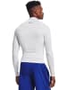 Under Armour Longsleeve "HeatGear Mock Langarm-Oberteil" in Weiß