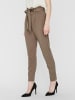 Vero Moda Paperbag Stoffhose mit Bindeband VMEVA in Braun-2