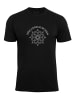 Cotton Prime® Steuerrad T-Shirt - Wellenrauschen in Schwarz