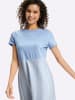 Heine Jersey-Kleid in eisblau-ecru-gestreift