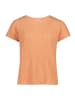 Betty Barclay Strukturshirt mit U-Boot-Ausschnitt in Peach