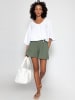 SASSYCLASSY Musselin Shorts in Khaki