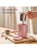 Cosumy Teetasse mit Sieb und Deckel - Keramik Rosa - Hält Lange warm - 500ml