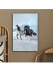 OnlyWow Leinwand Bilder Anthrazit