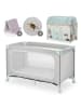 Hauck Reisebett Set Dream N Play Plus inkl. Spielzelt, in grau,gruen