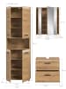 ebuy24 Badmöbelset Ice (3-teilig) Eiche 135 x 30 cm