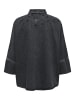 ONLY Carmakoma Jeanshemd in Washed Black