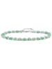 Adeliás Damen Armband aus Edelstahl mit Aventurin 18,5+3 cm in silber