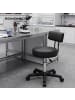SONGMICS Arbeitshocker Activo in Tintenschwarz - (B)50 x (H)83.5 x (T)50 cm