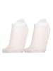 UphillSport Füßlinge FRONT LOW 2er Pack in White