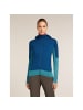 icebreaker Longsleeve Wo Merino Blend 300 RealFleece in Rauchblau3496