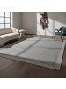 KADIMA DESIGN Teppich Outdoor Waschbar Einfarbig DAFNE Strapazierfähig OEKO-TEX in Grau