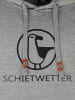 SCHIETWETTER Kapuzenpullover "Schietwetter" in grey